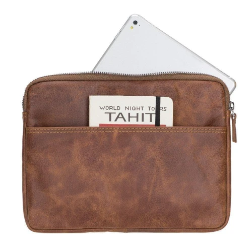 Bloominbag Awe Slim Deri Kahve Laptop / Macbook Kılıf