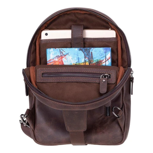 Bloominbag Blake Deri Çapraz Unisex Sırt Çantası