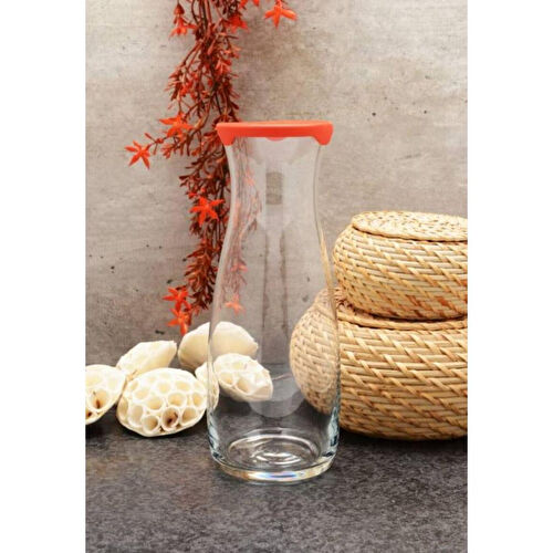 Paşabahçe Amphora 1000 Cc Kırmızı Kapaklı Karaf Sürahi 43813