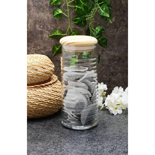 Paşabahçe Babylon 1500 Cc Ahşap Kapaklı Kavanoz 43183