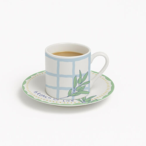 Fern&Co Bon App Collection Türk Kahvesi Fincanı Olive