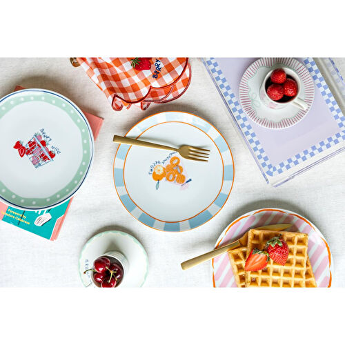 Fern&Co Bon App Collection Tatlı Tabağı Tangerine