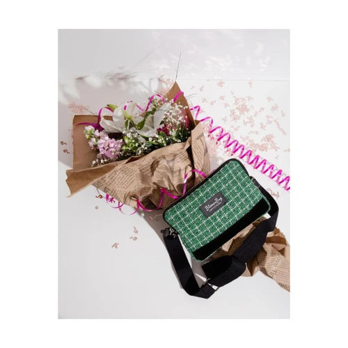 Bloominbag Shepherd Tweed Çapraz Çanta
