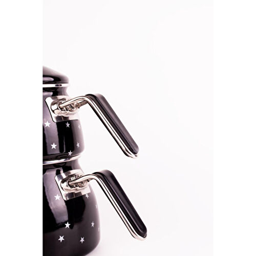 Emaylab Star Emaye Yıldız Desenli Çaydanlık