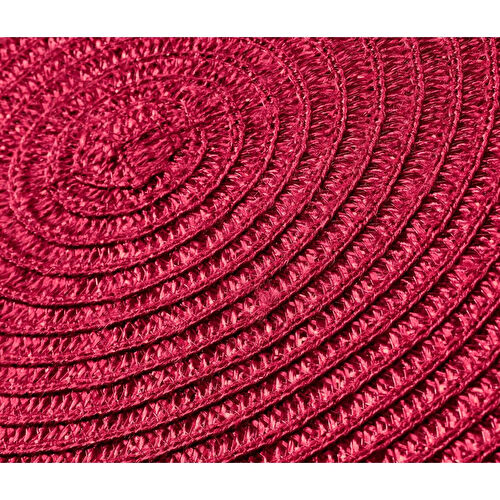 Tchibo Amerikan Servis, 4 Lü Set, Yuvarlak, Kırmızı