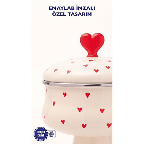 Emaylab Cupid Emaye Şekerlik Emaylab Cupid Emaye Şekerlik