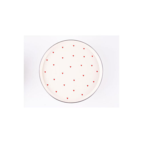 Emaylab Cupid Emaye Pasta/kek Sunum Standı (24 Cm)