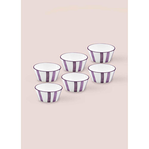 The Mia Joy Sosluk Çerezlik 6lı Set Mor 10 Cm