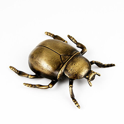 Coho Objet Coho Brazen Pirinç Döküm Dekoratif Tılsım Böceği Heykeli