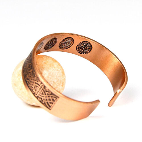 Coho Objet Coho Tılsım El Yapımı Bakır Dua İşleme Bileklik