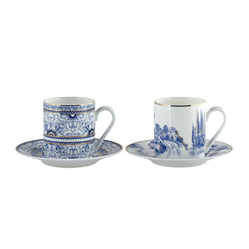 Lucky Art Florance Bone 2li Kahve Fincani Seti