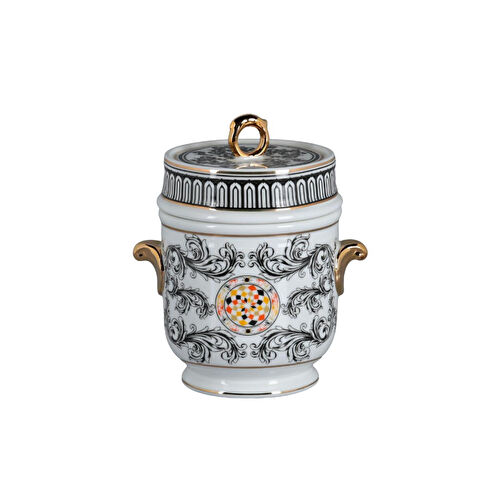 Lucky Art Margery Bone Kulplu Kavanoz 16 Cm