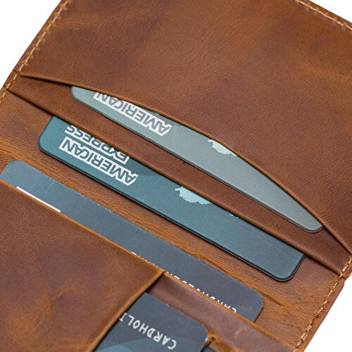 Bloominbag Bloomledger Amber Moccasin Hakiki Deri Bifold Cüzdan