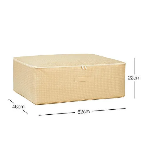 Home Wave 4'lü Büyük Boy Bej Pötikare Baza Altı Hurç Set 62 X 46 X 22 Cm Home Wave 4'lü Büyük Boy Bej Pötikare Baza Altı Hurç Set 62 X 46 X 22 Cm