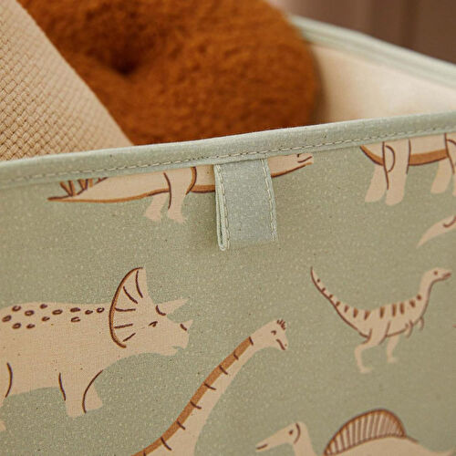 Ocean Home Textile Çocuk Odası Dinozor Kutu 33 X 30 X 33 Cm