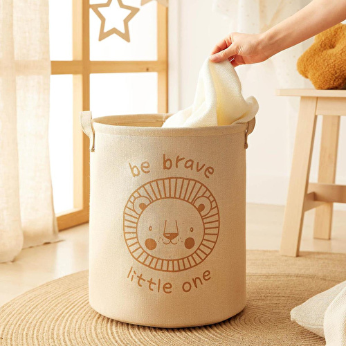 Ocean Home Textile 5'li Çocuk Odası Jüt Keten Kumaş Sepet Set