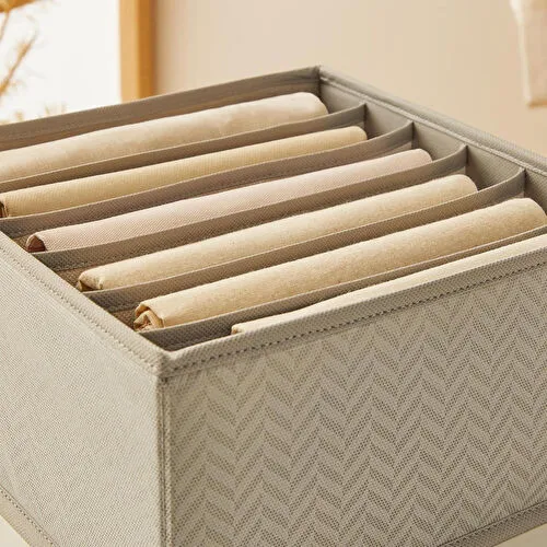 Ocean Home Textile 6 Bölmeli Gri Balıksırtı Çekmece İçi Düzenleyici Kutu 28 X 28 X 13 Cm Ocean Home Textile 6 Bölmeli Gri Balıksırtı Çekmece İçi Düzenleyici Kutu 28 X 28 X 13 Cm