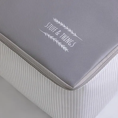 Ocean Home Textile 4'lü Gri Renk Stuff & Things Baza Altı Hurç Set Ocean Home Textile 4'lü Gri Renk Stuff & Things Baza Altı Hurç Set