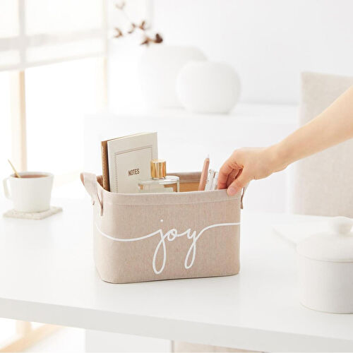 Ocean Home Textile Bej Renk Joy Sepet 24 X 17 X 14 Cm
