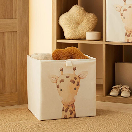 Ocean Home Textile Çocuk Odası Sevimli Zürafa Kutu 33 X 30 X 33 Cm