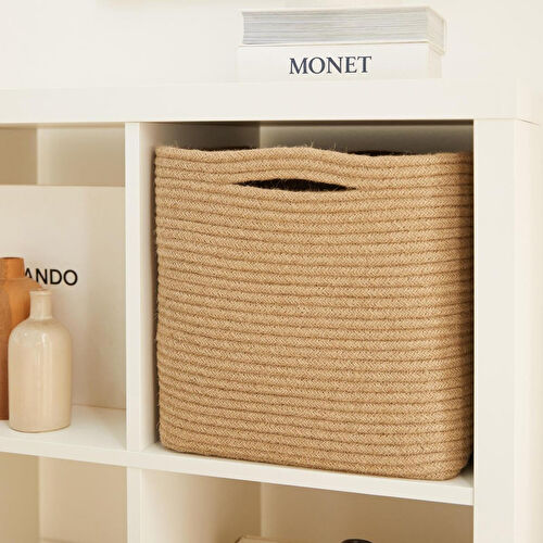 Ocean Home Textile Jüt Sepet 30 X 30 X 30 Cm