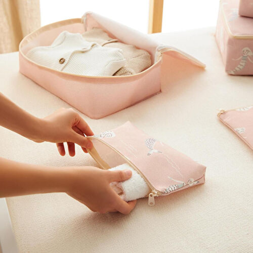 Ocean Home Textile 6'lı Çocuk Odası Deniz Kızı Bavul İçi Düzenleyici Set Ocean Home Textile 6'lı Çocuk Odası Deniz Kızı Bavul İçi Düzenleyici Set