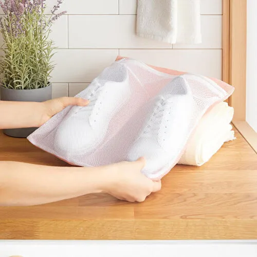 Ocean Home Textile 3'lü Pembe Renk Ayakkabı Yıkama Filesi Set