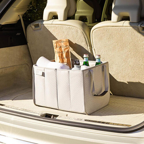 Ocean Home Textile Araç İçi Gri Balıksırtı Bagaj Düzenleyici 31 X 36 X 27 Cm