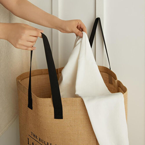 Ocean Home Textile Su Geçirmez Tabanlı Jüt Çamaşır Çantası 40 X 25 X 55 Cm Ocean Home Textile Su Geçirmez Tabanlı Jüt Çamaşır Çantası 40 X 25 X 55 Cm