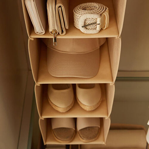 Ocean Home Textile 6 Katlı Jüt Dolap İçi Düzenleyici 21 X 30 X 95 Cm