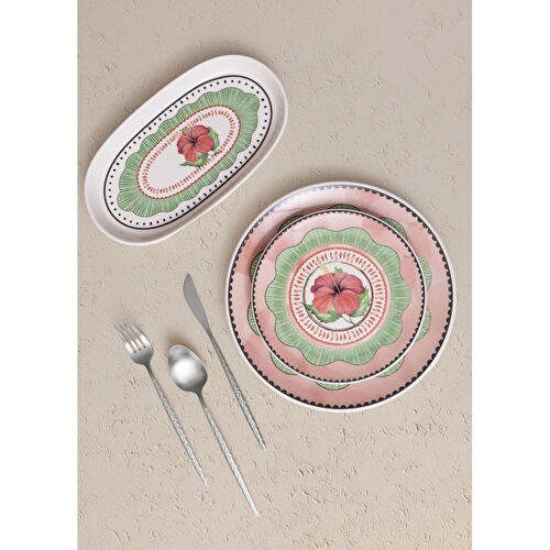 The Mia Spring 6 Kişilik Yemek Takımı 31 Parça Set 2