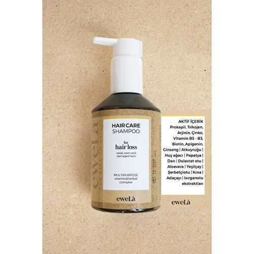 eweLa Şaç Bakım Şampuanı - Dökülmeye Karşı Etkili - 250 Ml