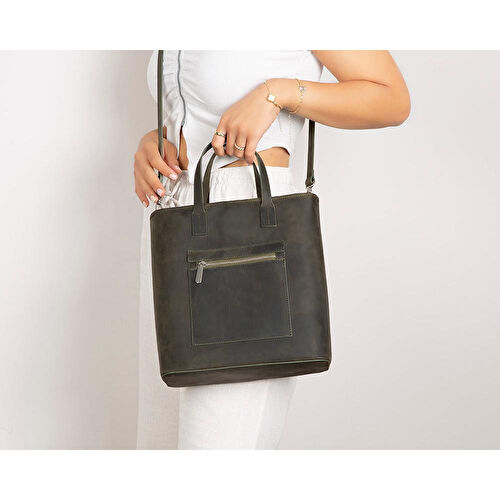 Bloominbag Bloomtote Valetto Cypress Hakiki Deri Omuz Çantası / Tote Bag