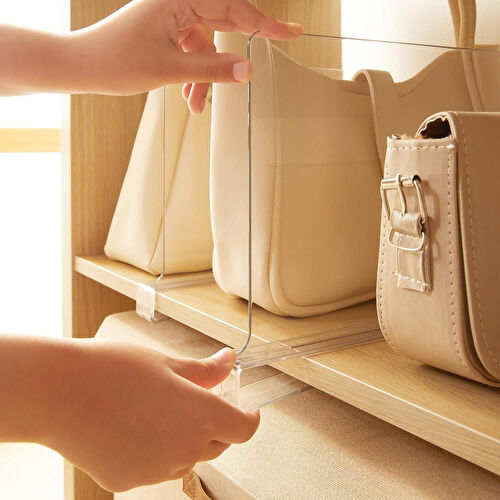 Ocean Home Textile 2'li Şeffaf Akrilik Çanta Raf Düzenleyici 20 X 30 X 0.29 Cm Ocean Home Textile 2'li Şeffaf Akrilik Çanta Raf Düzenleyici 20 X 30 X 0.29 Cm