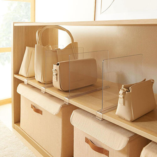 Ocean Home Textile 2'li Şeffaf Akrilik Çanta Raf Düzenleyici 20 X 30 X 0.29 Cm Ocean Home Textile 2'li Şeffaf Akrilik Çanta Raf Düzenleyici 20 X 30 X 0.29 Cm