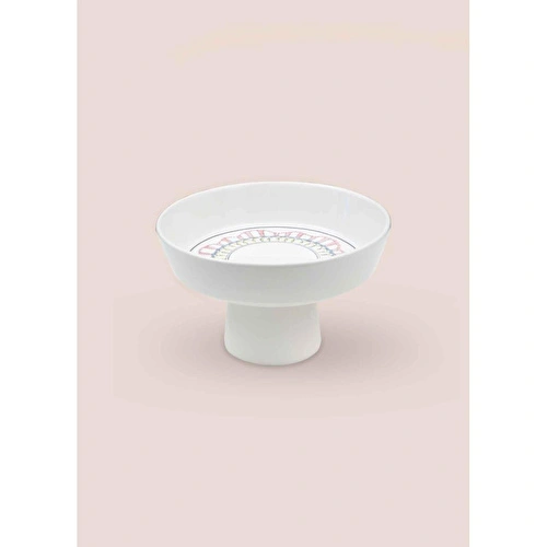 The Mia Spring Ayaklı Meyvelik Pembe 23x14 Cm