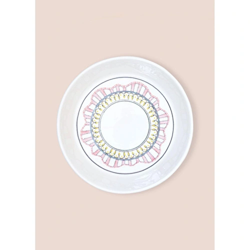 The Mia Spring Ayaklı Meyvelik Pembe 23x14 Cm