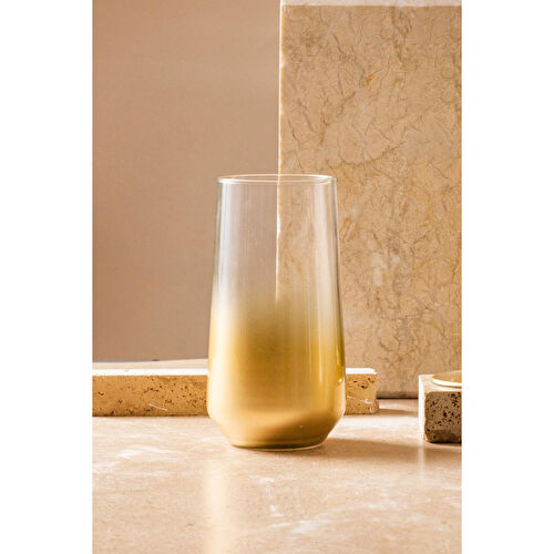 Rakle Glow 4'lü Meşrubat Bardağı Seti Altın 470 Cc