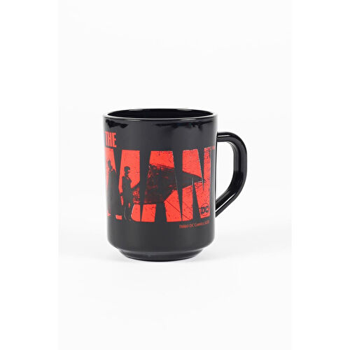 Rakle Batman Kırmızı Baskılı Kupa Siyah 246 Cc