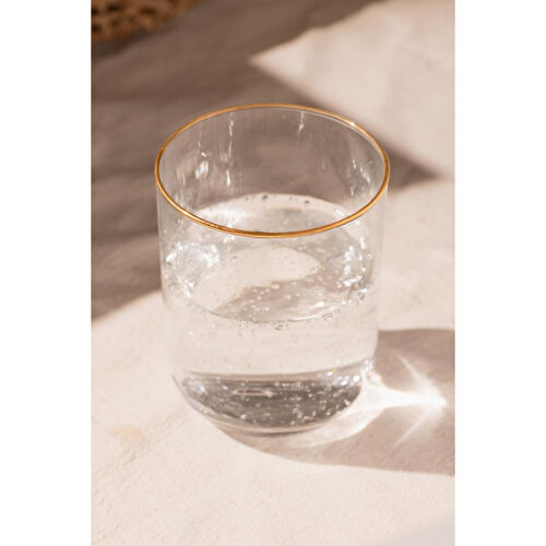 Rakle Bliss Gold 4'lü Su Bardağı Seti 350 Cc