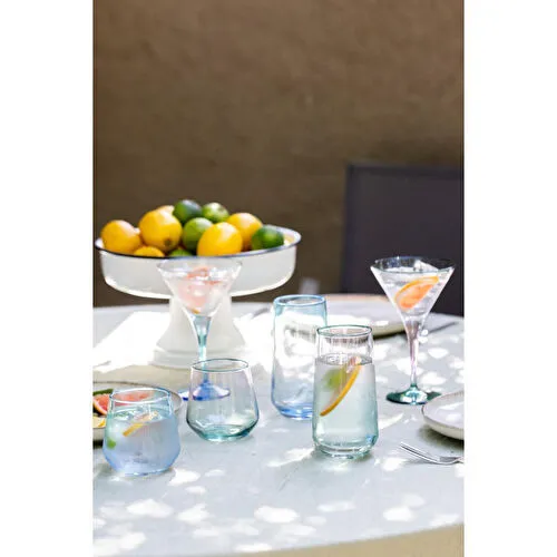 Rakle Marsilya 4'lü Kadeh Seti Pembe-yeşil 490 Cc