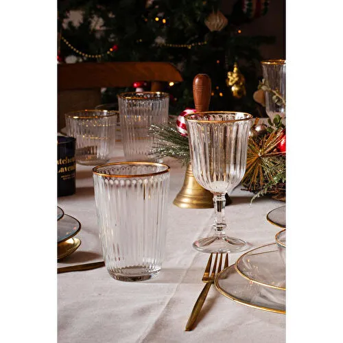 Rakle Splendid Gold 4'lü Kadeh Seti 240 Cc