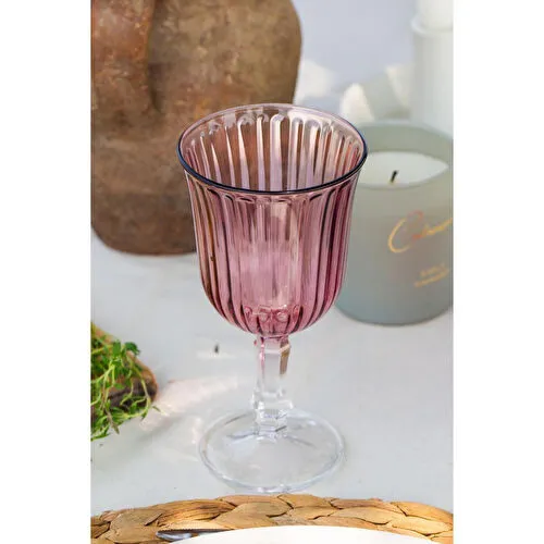 Rakle Splendid 4'lü Kadeh Seti Mürdüm 240 Cc