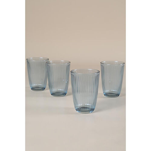 Rakle Splendid 4'lü Meşrubat Bardağı Seti Mavi 395 Cc