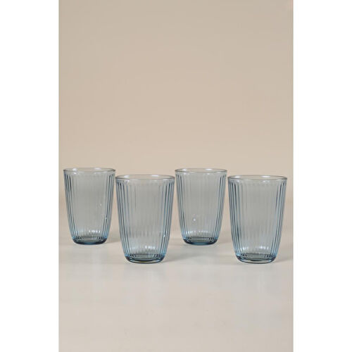 Rakle Splendid 4'lü Meşrubat Bardağı Seti Mavi 395 Cc
