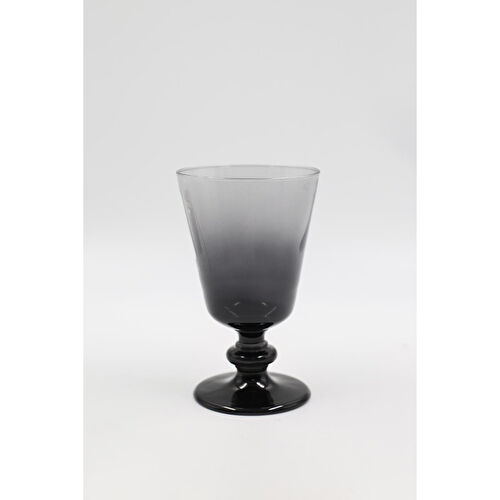 Rakle Larc 4'lü Ayaklı Su Bardağı Seti Füme 220 Cc