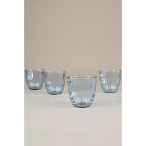 Rakle Splendid 4'lü Su Bardağı Seti Mavi 290 Cc