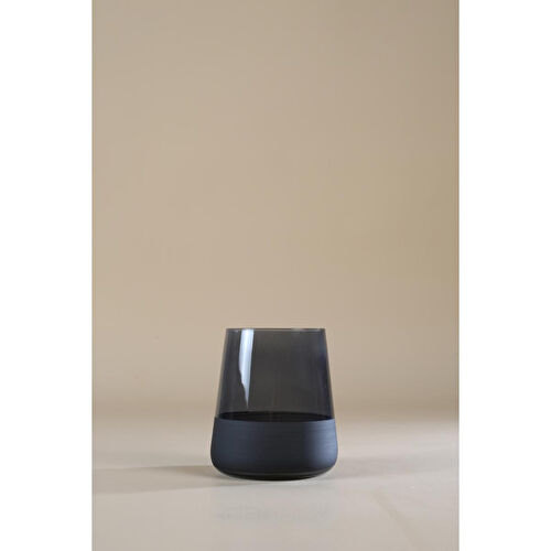 Rakle Matte 4'lü Su Bardağı Seti Siyah 420 Cc