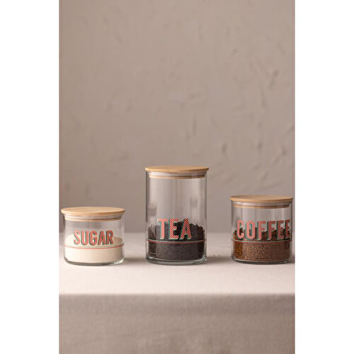 Rakle Retro Jar 3'lü Kavanoz Seti 1050 Cc/ 600 Cc/ 535 Cc