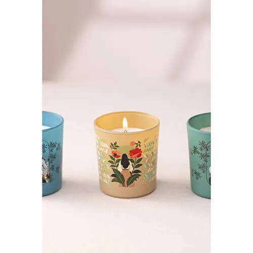 Rakle Secret Garden 3'lü Mum Seti 100 Gr